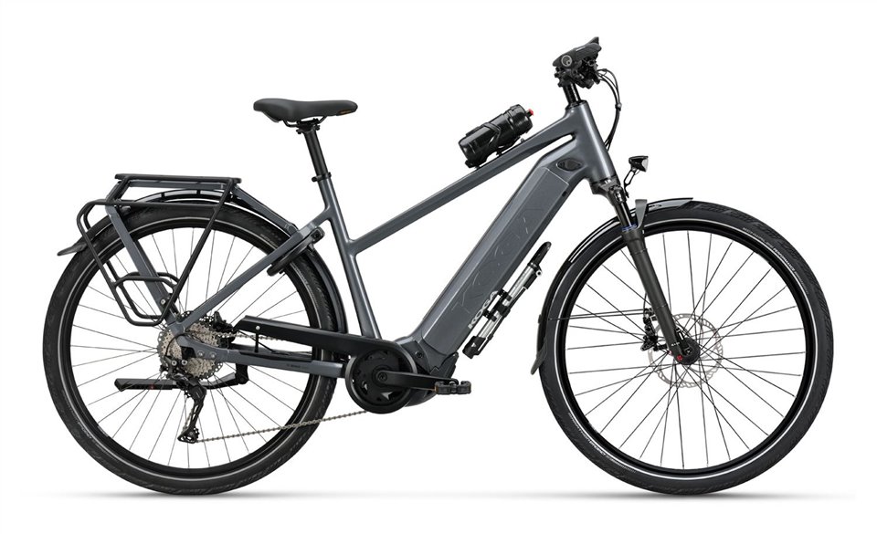 De KOGA E-WorldTraveller Suspension kan elke uitdaging aan. De geveerde voorvork en de elektrische ondersteuning van de Bosch motor met Smart System staan garant voor comfort en zorgeloos kilometers.