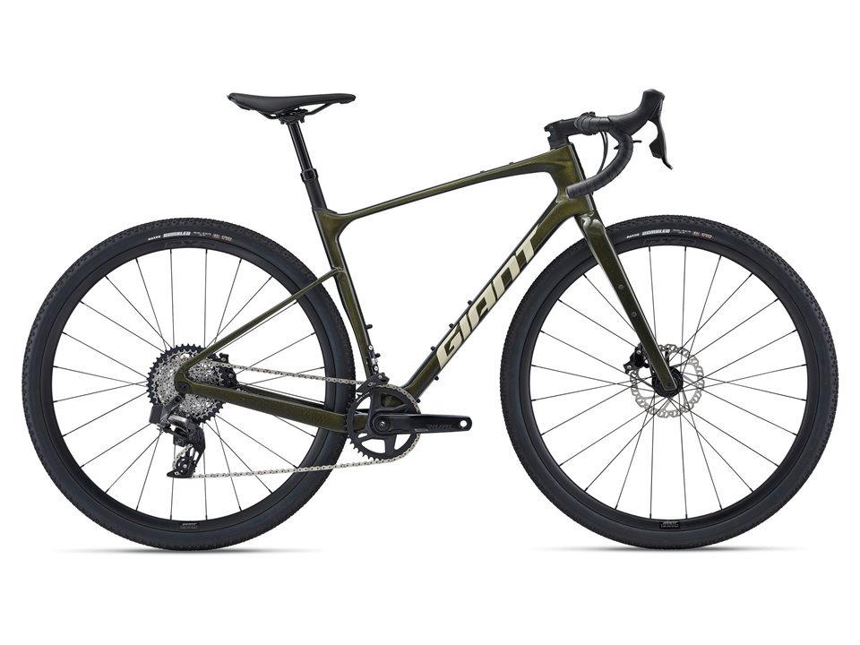 Gravelbike met Carbon frame en SRAM AXS groep.